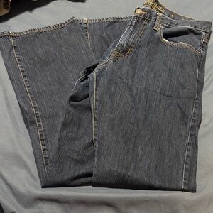 American Eagle Outfitters Men's Bootcut Jeans in Dark Indigo